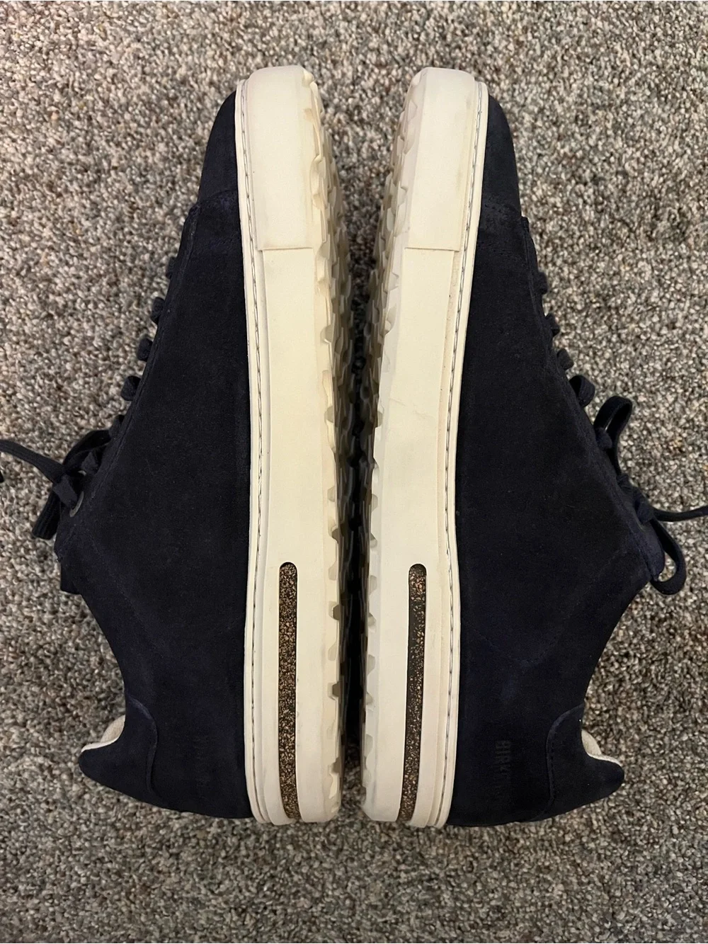 Birkenstock Black Suede Low-Top Lace-Up Sneakers - Picture 4 of 8